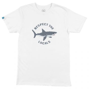 Respect the Locals Tee White