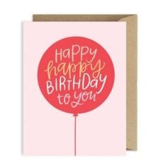 Balloon Birthday Greeting Card