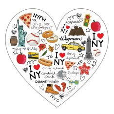 Love For New York Decal Sticker