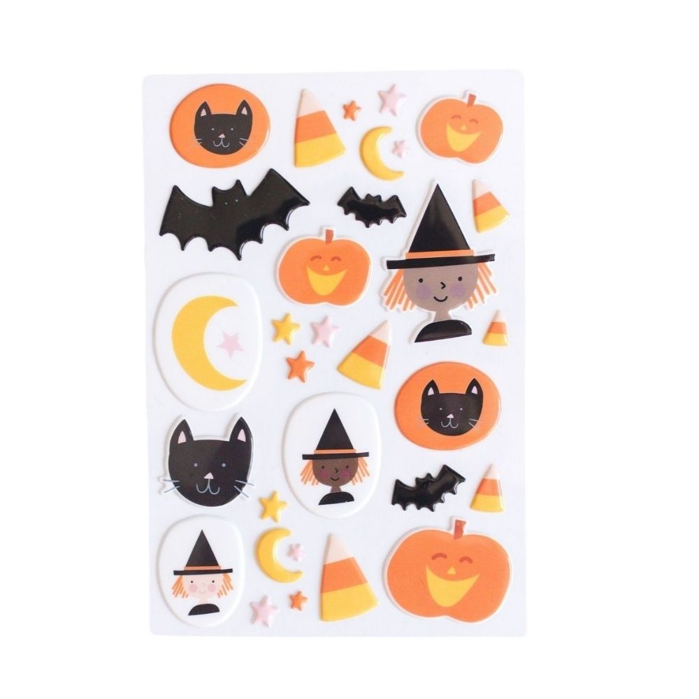 wholesaleinkedbrands: Halloween Puffy Stickers