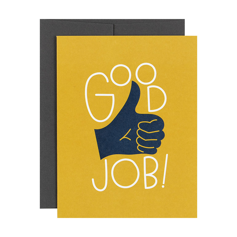 wholesaleinkedbrands: Good Job Greeting Card