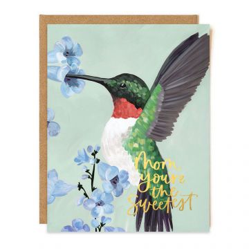 Mother's Day Hummingbird Greeting Card