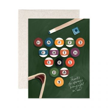 Father's Day Pool Greeting Card