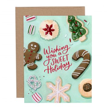 Sweet Holiday Cookies Greeting Card