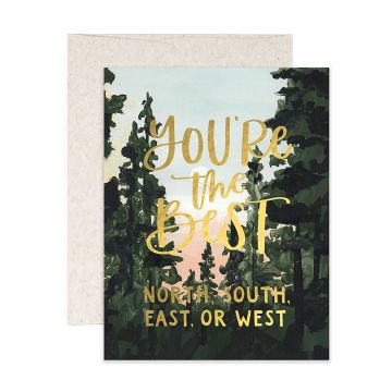 You're the Best Pines Greeting Card