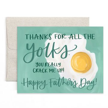 Father's Day Yolks Greeting Card