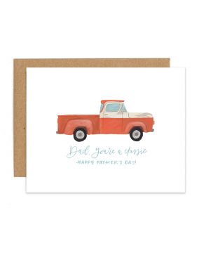 Father's Day Truck Greeting Card