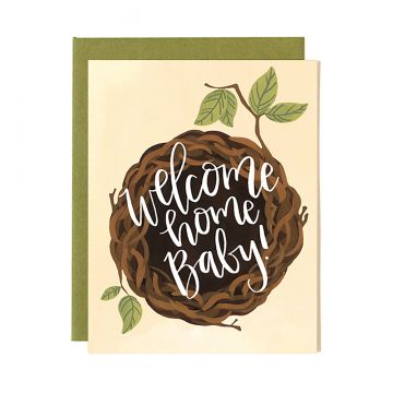 Nest Baby Greeting Card
