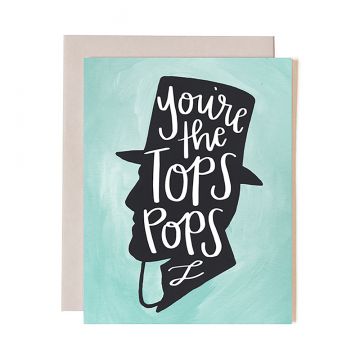 Tops Pops Greeting Card