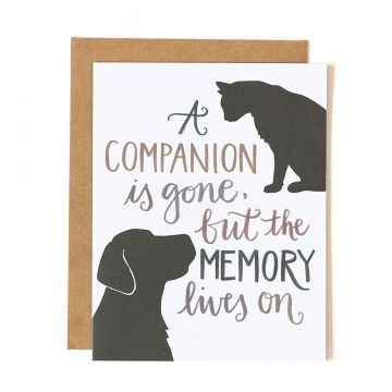 Pet Sympathy Greeting Card