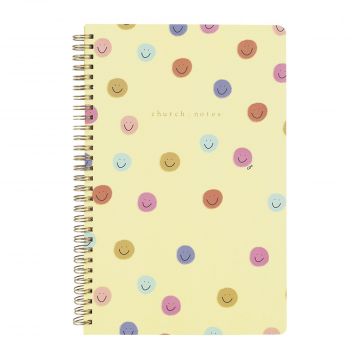 Church Notes Notebook - Smiley by Callie Danielle