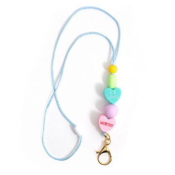 Conversation Hearts Lanyard