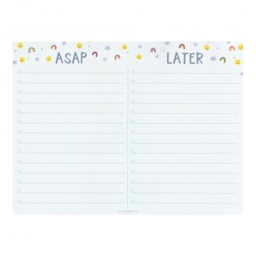 ASAP & Later Checklist Notepad