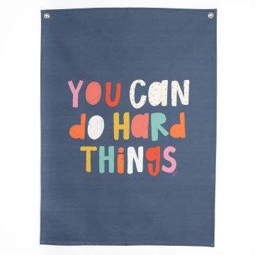 You Can Do Hard Things Tapestry