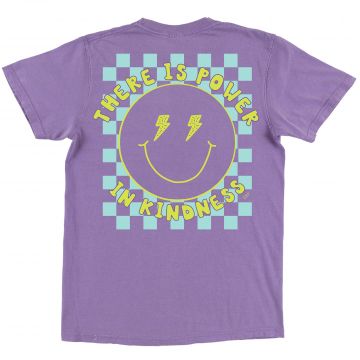 Power In Kindness Tee - Violet
