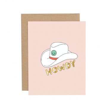 Howdy Greeting Card