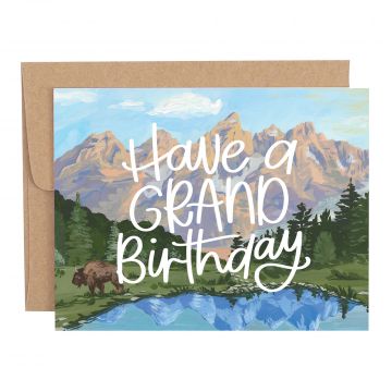 Grand Birthday Greeting Card