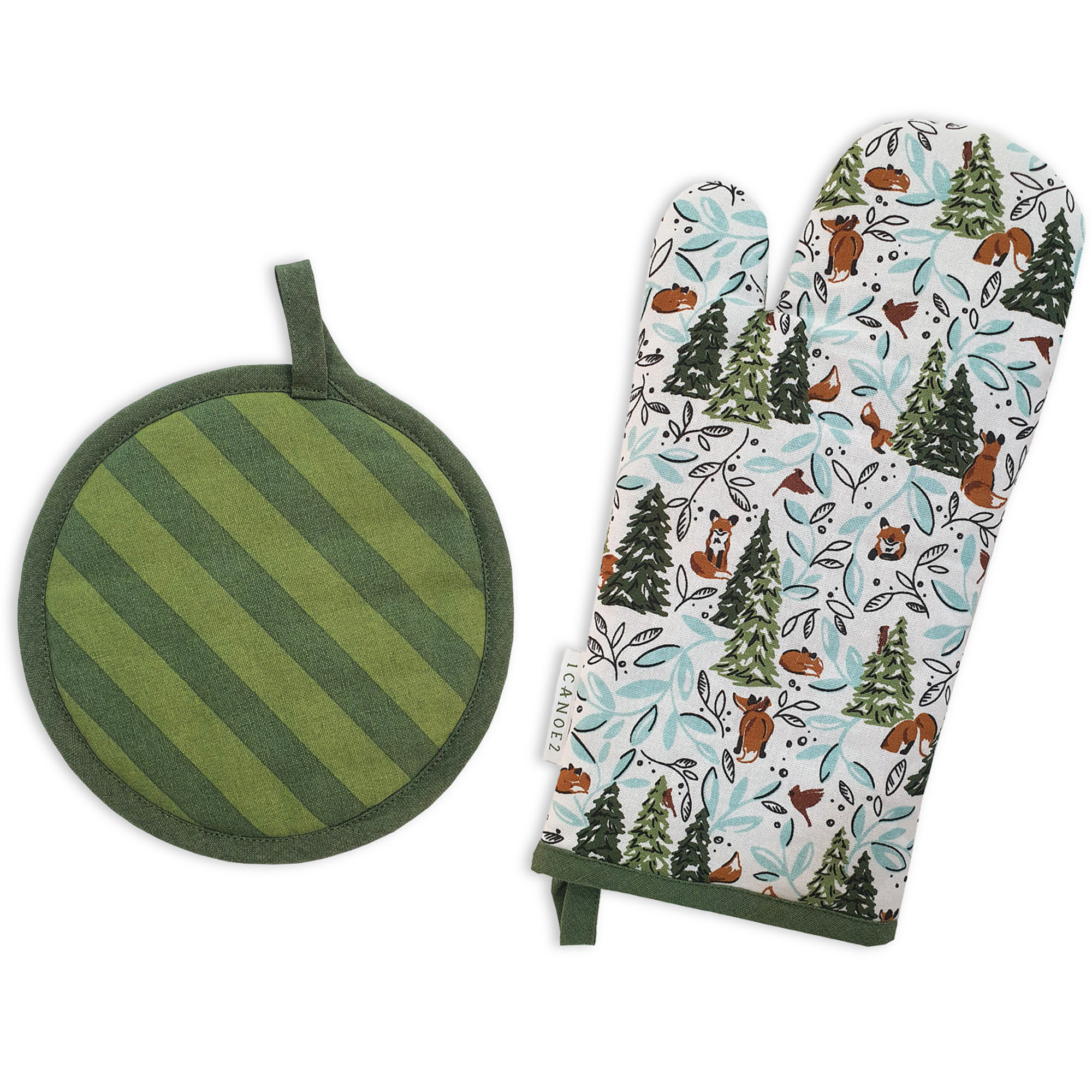 Winter Fox Pot Holder Set - 1canoe2