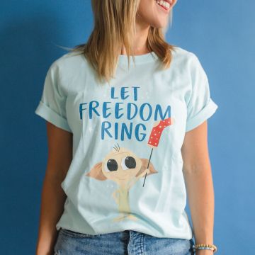 Let Freedom Ring - Pippi Tee - Sea Salt