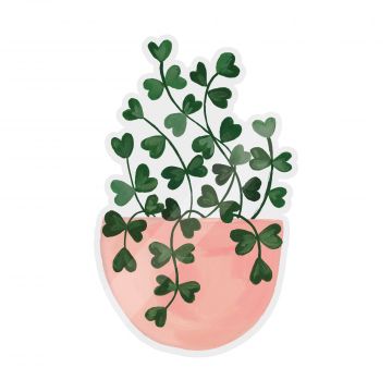Sweetheart Plant Decal Sticker