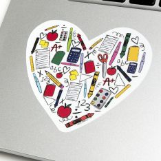 Love For Teaching Decal Sticker
