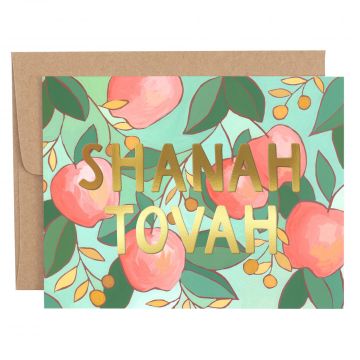 Rosh Hashanah Apples Greeting Card