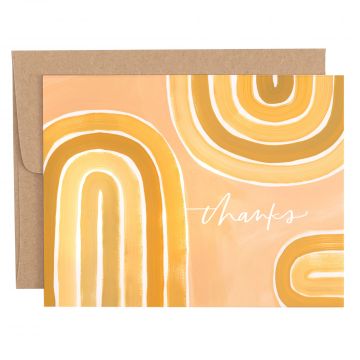 Arches Thanks Greeting Card