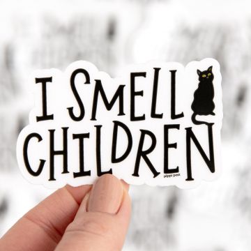 I Smell Children Clear Decal Sticker