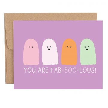 You Are Fab-BOO-Lous Greeting Card