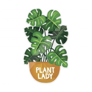 Plant Lady Decal Sticker