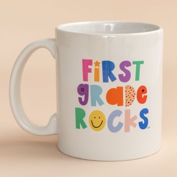 First Grade Rocks Mug