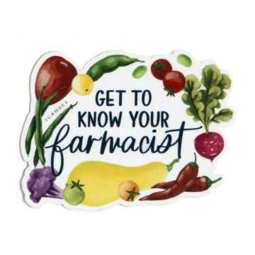 Get To Know Your Farmacist Decal Sticker