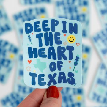 Deep in the Heart of Texas Decal Sticker