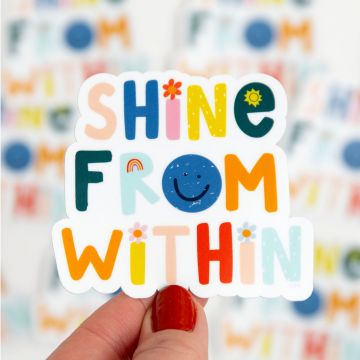 Shine From Within Decal Sticker