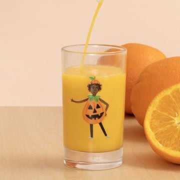 Trick-Or-Treater Pumpkin Mini Juice Glass
