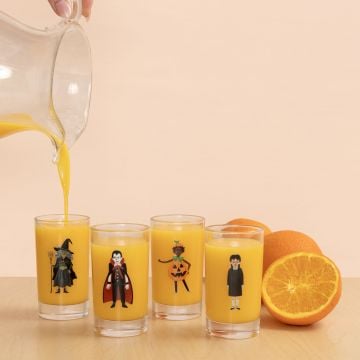Trick-Or-Treaters Mini Juice Glass Set