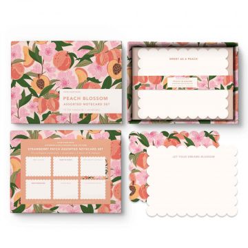 Peach Blossom Assorted Notecard Set