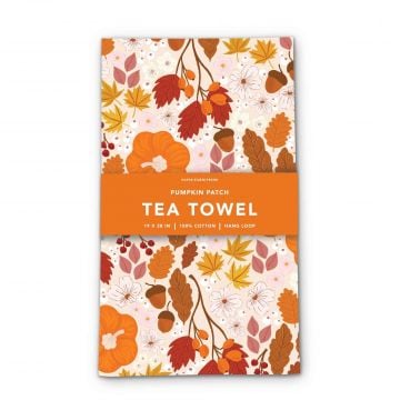 Pumpkin Patch Tea Towel