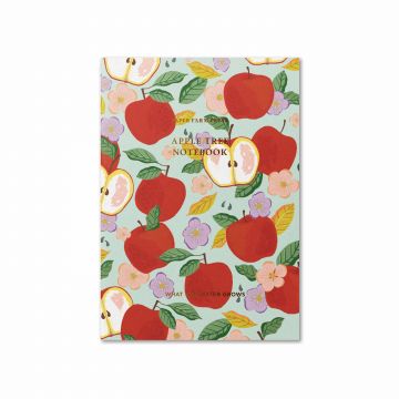 What You Water Grows Apple Tree  Stitched Notebook