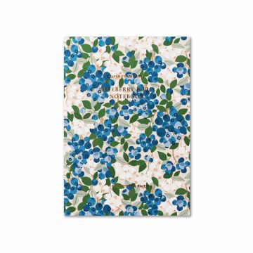 Flourish In Faith Blueberry Field Stitched Notebook