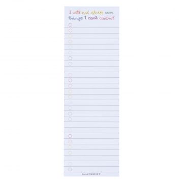 I Will Not Stress To-Do List Notepad