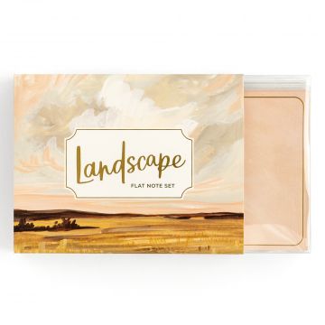 Landscape Envelope Flat Note Set
