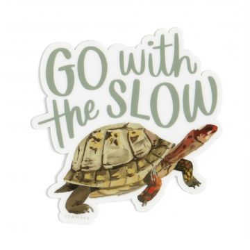 Go With The Slow Decal Sticker