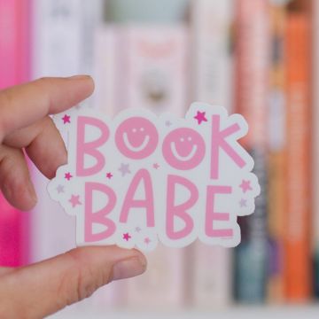 Book Babe Decal Sticker