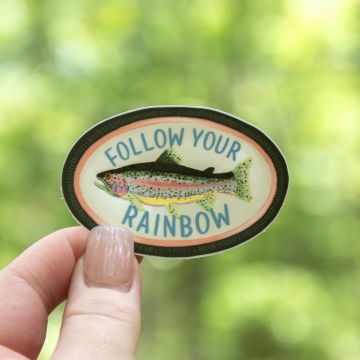 Follow Your Rainbow Decal Sticker