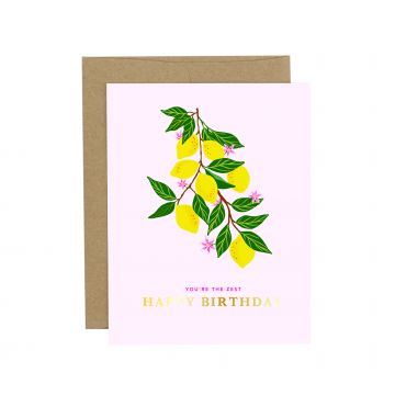 Have The Zest Birthday Lemon Greeting Card