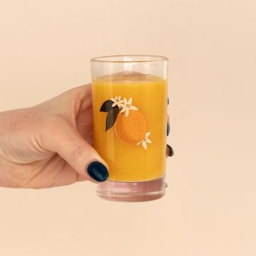 Orange Orchard Mini Juice Glass