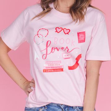 Book Lover Icons - Pippi Tee - Blush
