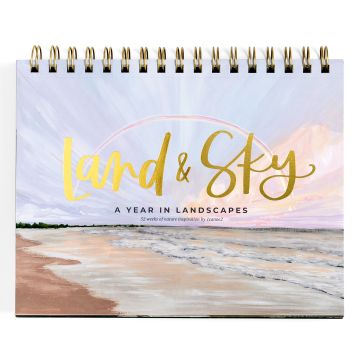 Land & Sky Desk Flip Calendar