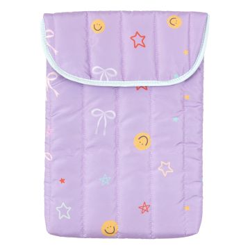 Smiley Faces & Coquette Bows Laptop Sleeve